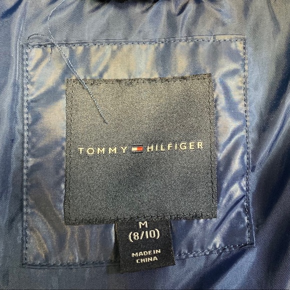 🌸HP❣️ Tommy Hilfiger Puffer Jacket Child M (8/10) - Picture 7 of 8